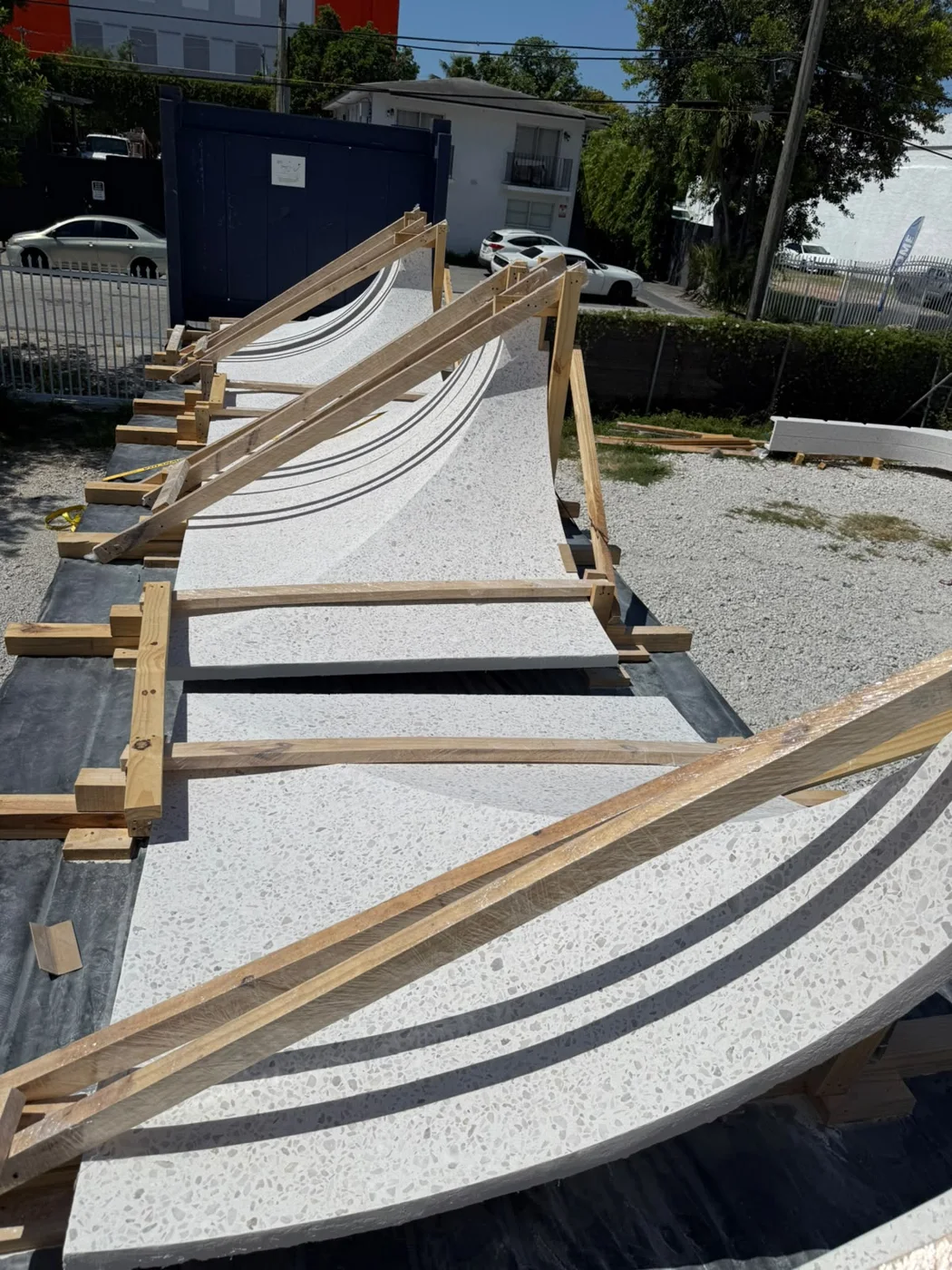 Piezas suministradas en obra